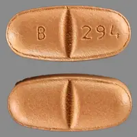 Oxcarbazepine (Oxcarbazepine [ ox-kar-bay-zeh-peen ])-B 294-600 mg-Beige-Oval