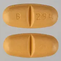 Oxcarbazepine (Oxcarbazepine [ ox-kar-bay-zeh-peen ])-B 294-600 mg-Beige-Oval