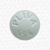 Oxybutynin (transdermal) (Oxybutynin (transdermal) [ ox-i-bue-ti-nin ])-PLIVA 456-5 mg-Blue-Round