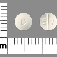 Perindopril (Perindopril [ per-in-doe-pril ])-D 5 7-2 mg-White-Round