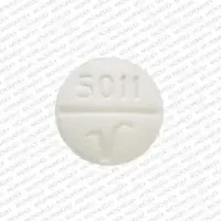 Phenobarbital (Phenobarbital [ fee-noe-bar-bi-tal ])-5011 V-16.2 mg-White-Round