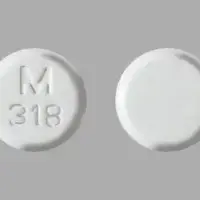 Pioglitazone (Pioglitazone (oral) [ pye-o-glit-a-zone ])-M 318-45 mg (base)-White-Round