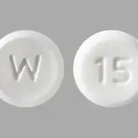 Pioglitazone (Pioglitazone (oral) [ pye-o-glit-a-zone ])-W 15-15 mg (base)-White-Round