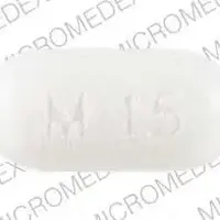 Potassium chloride (Potassium chloride [ poe-tass-ee-um ])-M 15-15 mEq (1125 mg)-White-Oval