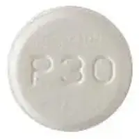 Prednisolone (systemic) (monograph) (Orapred)-M P30-30 mg (base)-White-Round