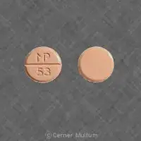 Prednisone (Prednisone)-MP 53-20 mg-Orange-Round