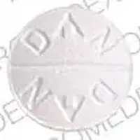 Promethazine (rectal) (Promethazine (rectal) [ pro-meth-a-zeen ])-5307 DAN DAN-25 mg-White-Round