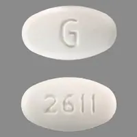 Terbutaline (oral/injection) (Terbutaline (oral/injection) [ ter-bue-ta-leen- ])-G 2611-2.5 mg-White-Oval