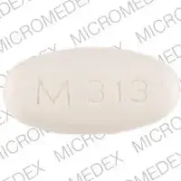 Tolmetin (Tolmetin [ tol-met-in ])-M 313-600 mg-Tan-Oval