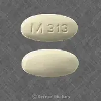 Tolmetin (Tolmetin [ tol-met-in ])-M 313-600 mg-Tan-Oval