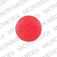 Tranylcypromine (Tranylcypromine [ tran-il-sip-roe-meen ])-K 250-10 mg-Red-Round