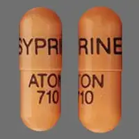 Trientine (Trientine [ trye-en-teen ])-SYPRINE ATON 710-250 mg-Brown-Capsule-shape