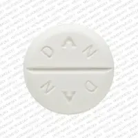 Trihexyphenidyl (Trihexyphenidyl [ try-hex-ee-feh-nih-dill ])-DAN DAN 5335-2 mg-White-Round