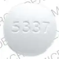 Trihexyphenidyl (Trihexyphenidyl [ try-hex-ee-feh-nih-dill ])-DAN DAN 5337-5 mg-White-Round