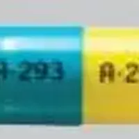 Trimipramine (Trimipramine [ trye-mi-pra-meen ])-A 293 A 293-25 mg-Blue & Yellow-Capsule-shape