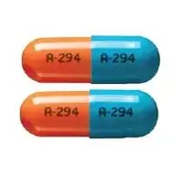 Trimipramine (Trimipramine [ trye-mi-pra-meen ])-A 294 A 294-50 mg-Blue & Orange-Capsule-shape