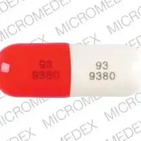 Ursodiol (Ursodiol [ ur-so-dy-all ])-93 9380 93 9380-300 mg-Orange & White-Capsule-shape