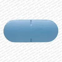 Valacyclovir (Valacyclovir [ val-a-sye-kloe-veer ])-RX 905-1 gram-Blue-Capsule-shape