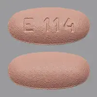 Valganciclovir (Valganciclovir [ val-gan-sye-kloe-veer ])-E114-450 mg-Pink-Oval