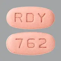 Valganciclovir (Valganciclovir [ val-gan-sye-kloe-veer ])-RDY 762-450 mg-Pink-Oval