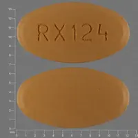 Valsartan (Valsartan [ val-sar-tan ])-RX124-80 mg-Brown-Oval