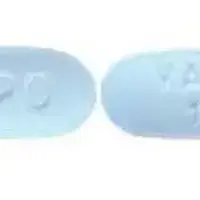 Varenicline tartrate (eent) (monograph) (Tyrvaya)-APO VAR 1-1 mg-Blue-Capsule-shape