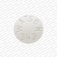 Verapamil (oral/injection) (Verapamil (oral/injection) [ ver-ap-a-mil ])-WATSON 343-80 mg-White-Round