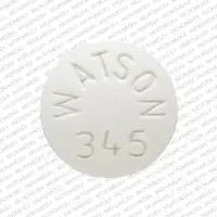 Verapamil (oral/injection) (Verapamil (oral/injection) [ ver-ap-a-mil ])-WATSON 345-120 mg-White-Round