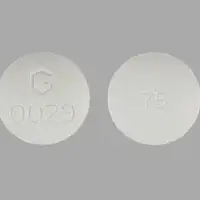 Diclofenac and misoprostol (Diclofenac and misoprostol [ dye-kloe-fen-ak-and-mye-so-prost-ole ])-G 0029 75-75 mg / 200 mcg-White-Round