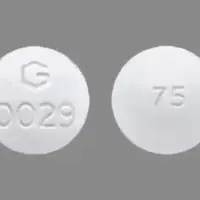 Diclofenac and misoprostol (Diclofenac and misoprostol [ dye-kloe-fen-ak-and-mye-so-prost-ole ])-G 0029 75-75 mg / 200 mcg-White-Round