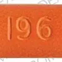 Diflunisal (Diflunisal [ dye-floo-ni-sal ])-196 WPPh-500 mg-Orange-Oval