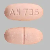 Felbamate (Felbamate [ fel-bam-ate ])-AN 735-600 mg-Orange-Oval