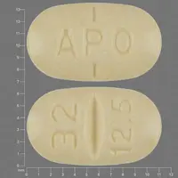 Hydrochlorothiazide and candesartan (Hydrochlorothiazide and candesartan [ hye-droe-klor-oh-thye-a-zide-and-kan-de-sar-tan ])-APO 32 12.5-32 mg / 12.5 mg-Yellow-Capsule-shape