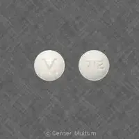 Hydrochlorothiazide and enalapril (Hydrochlorothiazide and enalapril [ hye-droe-klor-oh-thye-a-zide-and-en-al-e-pril ])-M 712-5 mg / 12.5 mg-White-Round