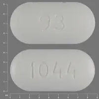 Hydrochlorothiazide and enalapril (Hydrochlorothiazide and enalapril [ hye-droe-klor-oh-thye-a-zide-and-en-al-e-pril ])-93 1044-5 mg / 12.5 mg-White-Oval