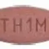 Hydrochlorothiazide and telmisartan (Hydrochlorothiazide and telmisartan [ hye-droe-klor-oh-thye-a-zide-and-tel-mi-sar-tan ])-TH1M-12.5 mg / 40 mg-Red & White-Oval