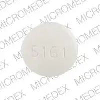 Hydrocodone and ibuprofen (Hydrocodone and ibuprofen [ hye-dro-koe-done-and-eye-bue-pro-fen ])-5161-7.5 mg / 200 mg-White-Round