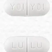 Lamivudine and zidovudine (Lamivudine and zidovudine [ la-miv-ue-deen-and-zye-doe-vue-deen ])-LU LU Y01 Y01-150 mg / 300 mg-White-Capsule-shape