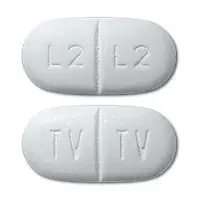 Lamivudine and zidovudine (Lamivudine and zidovudine [ la-miv-ue-deen-and-zye-doe-vue-deen ])-TV TV L2 L2-150 mg / 300 mg-White-Oval