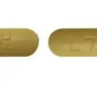 Lopinavir and ritonavir (Lopinavir and ritonavir [ loe-pin-a-vir-and-ri-toe-na-veer ])-H L7-100 mg / 25 mg-Yellow-Capsule-shape