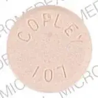 Mebendazole (Mebendazole [ me-ben-da-zole ])-COPLEY 107-100 mg-Orange-Round