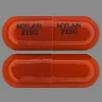 Meclofenamate (Meclofenamate [ mek-loe-fen-a-mate ])-MYLAN 2150-50 mg-Red-Capsule-shape