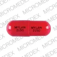 Meclofenamate (Meclofenamate [ mek-loe-fen-a-mate ])-MYLAN 2150-50 mg-Red-Capsule-shape