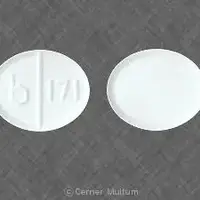 Mefloquine (Mefloquine [ mef-loe-kwin ])-b 171-250 mg-White-Oval