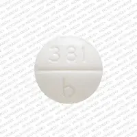 Meperidine (Meperidine (oral/injection) [ me-per-i-deen ])-381 b-50 mg-White-Round