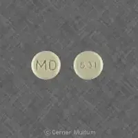 Methylphenidate (Methylphenidate (oral) [ meth-il-fen-i-date ])-MD 531-5 mg-Yellow-Round