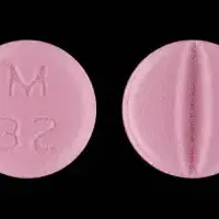 Metoprolol (Metoprolol [ me-toe-pro-lol ])-M 32-50 mg-Pink-Round