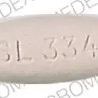 Metronidazole (Metronidazole (oral/injection))-SL 334-500 mg-White-Oval