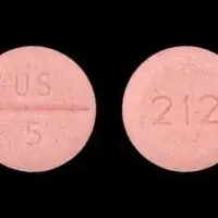 Midodrine (Midodrine [ my-doe-drin ])-US 5 212-5 mg-Pink-Round