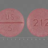 Midodrine (Midodrine [ my-doe-drin ])-US 5 212-5 mg-Pink-Round